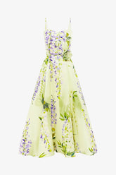 Mariela Midi Dress - Wisteria Print